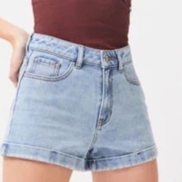 PacSun Eco Light Blue Mom Shorts Size 28 - Picture 2 of 8